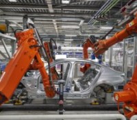 Une BMW i4 assemblée à Munich // Source : BMW