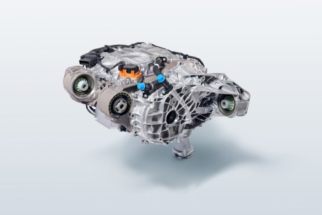 Moteur arrière du BMW iX3 "Neue Klasse" // Source : BMW
