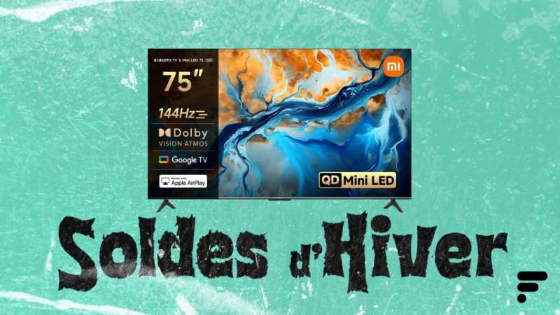 Amazon solde à un super prix le géant TV Mini-LED 75 pouces (avec HDMI 2.1) de Xiaomi