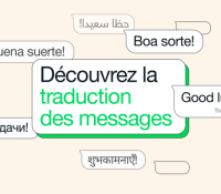 WhatsApp déploie une fonction de traduction des messages.