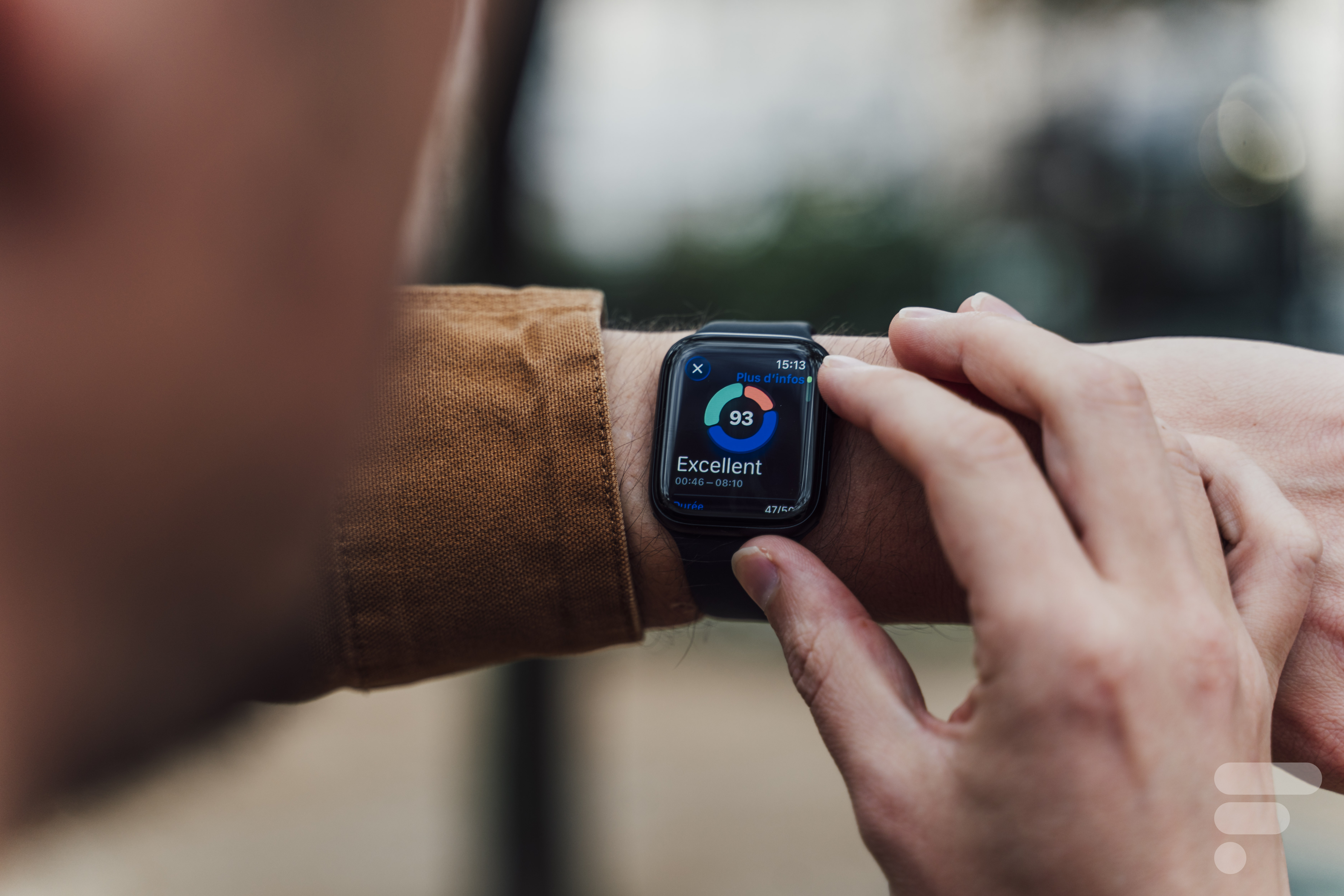Le score de sommeil sur l'Apple Watch SE 3