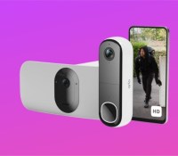 La sonnette connectée Arlo HD et la caméra 2K Floodlight Arlo // Source : Frandroid