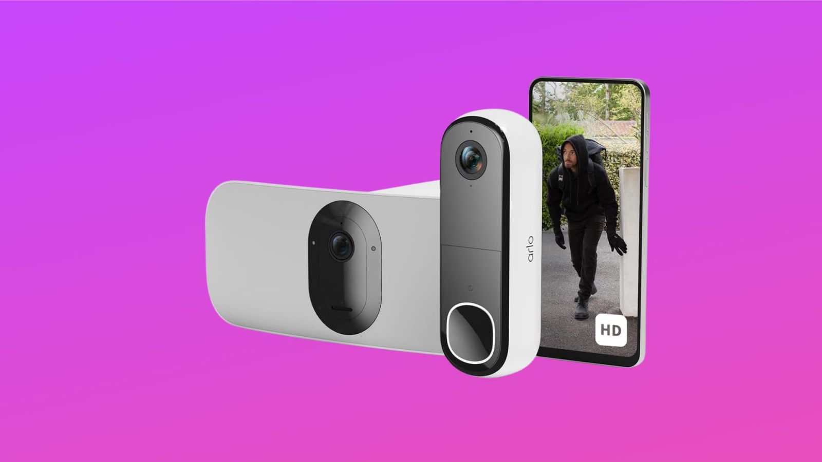 Amazon brade Ã  -62 % ce pack Arlo avec sonnette, camÃ©ra 2K et projecteur pour renforcer votre...