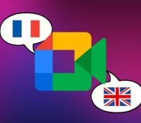 Traduction français anglais sur Google Meet // Source : Frandroid