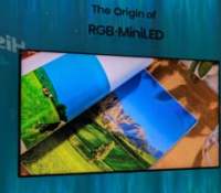 Hisense TV démo IFA 2025 - Mini LED RGB // Source : Sylvain Pichot - Frandroid