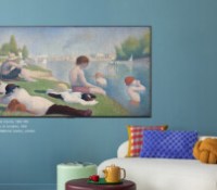 TV LG avec des contenus du Musée National Gallery de Londres // Source : LG Electronics x National Gallery Londres