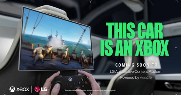 LG Xbox Cloud Gaming voiture 8