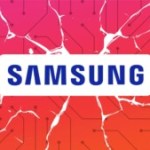 Logo Samsung chamboulé // Source : Frandroid