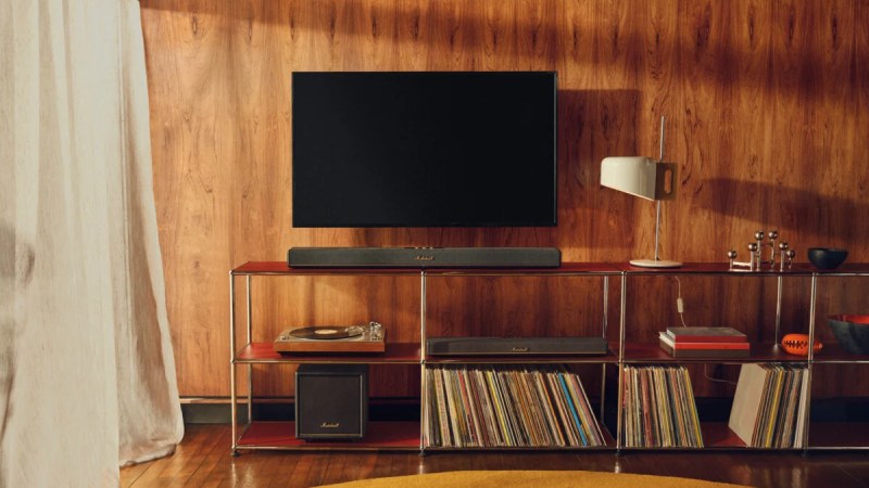 Marshall Heston 60&nbsp;: cette barre de son 5.1 au look rétro, compatible Dolby Atmos et DTS:X, perd 150&nbsp;€
