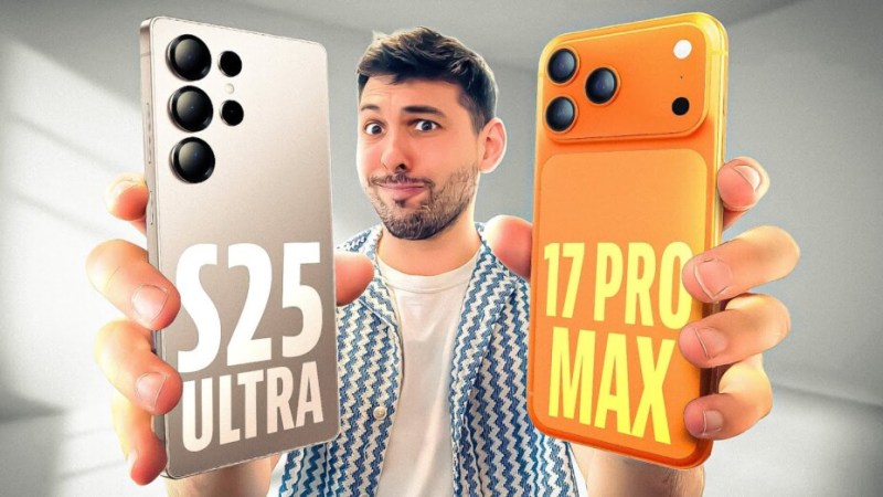 iPhone 17 Pro Max VS Galaxy S25 Ultra : qui GAGNE ?