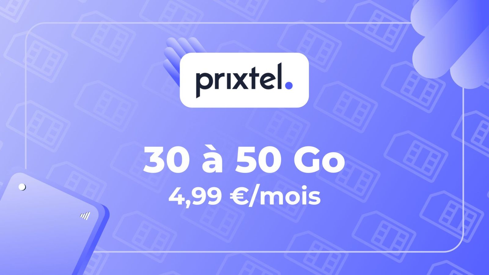 Ã€ partir de 4,99 euros, ce forfait mobile sâ€™adapte aussi bien Ã  vos besoins...