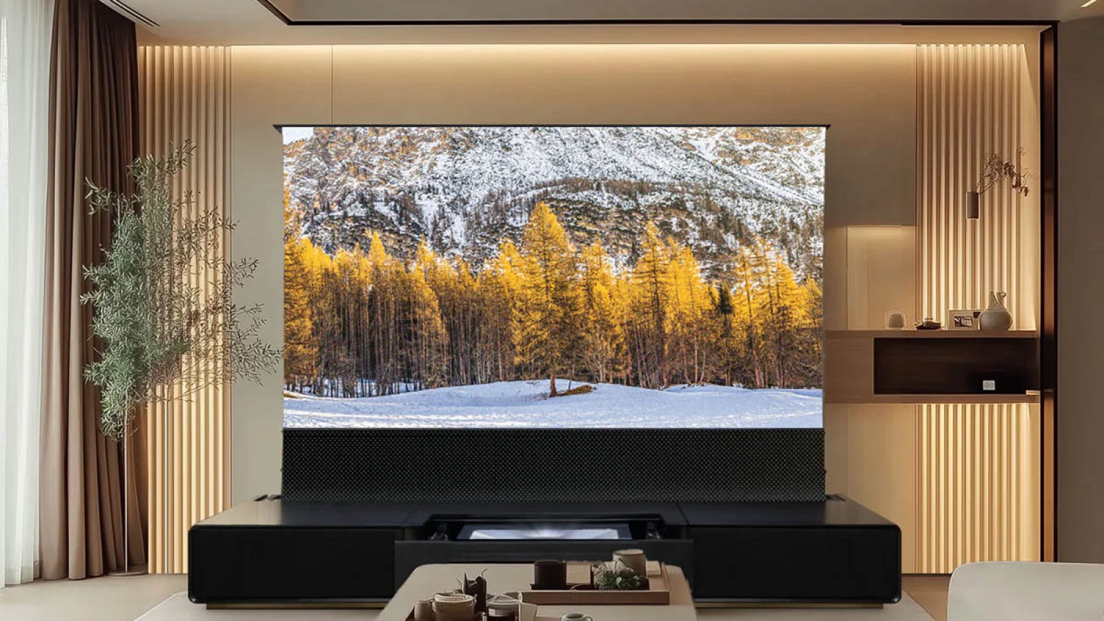 Un meuble qui change tout pour les vidÃ©oprojecteurs ultra courte focale : notre test du Nothing...