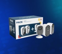 Pack 2 Caméras extérieur et intérieur Arlo Essential VMC3250 + VMC3060 // Source : Frandroid