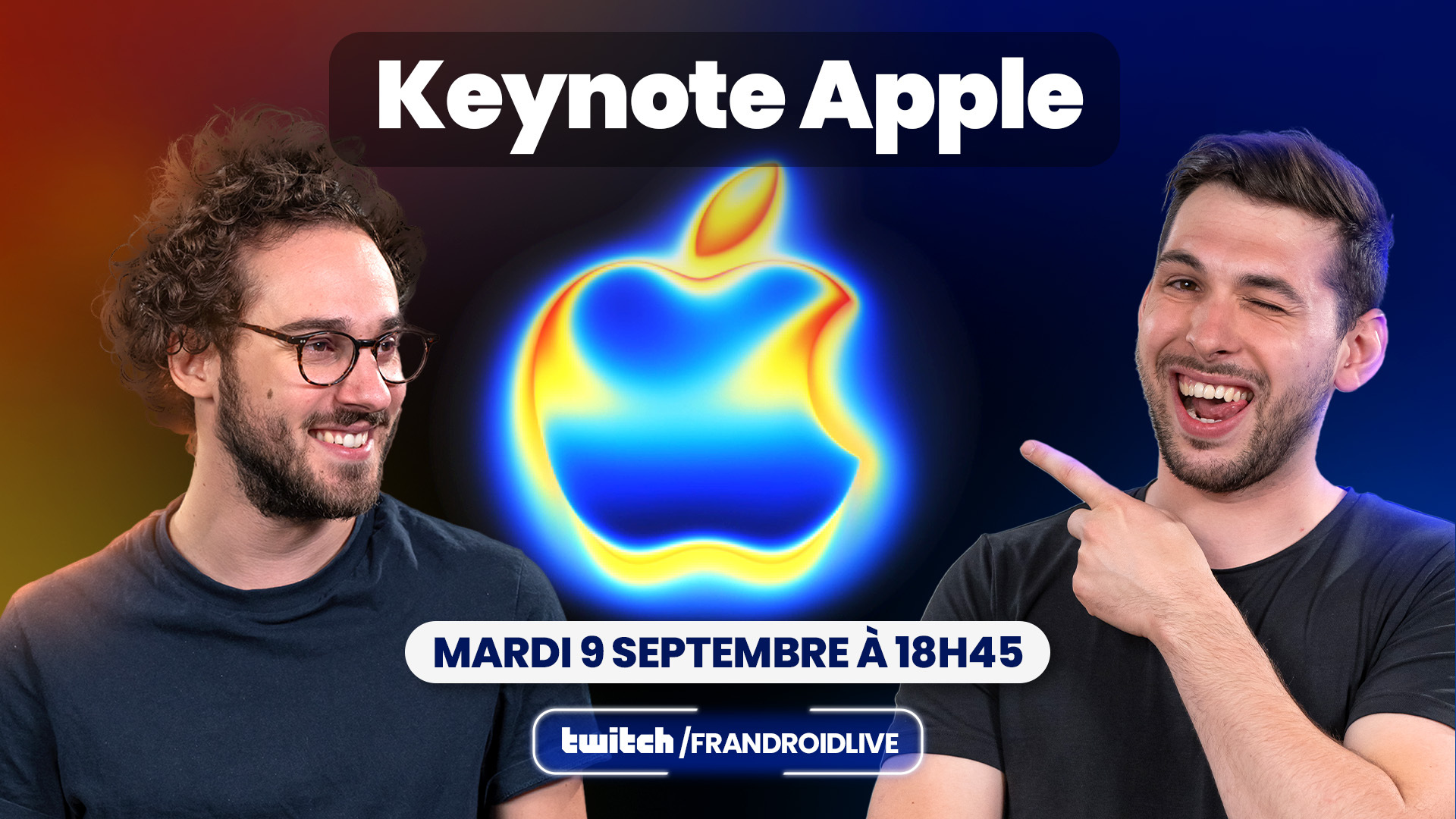 Suivez l’Apple Keynote 2025 en direct sur notre chaîne Twitch : programme et casting
