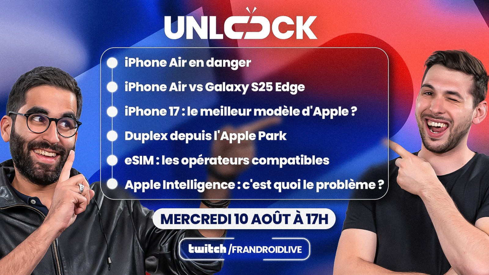DÃ©brief XXL des annonces Apple et duplex depuis lâ€™Apple Park : lâ€™Unlock Talk de ce...