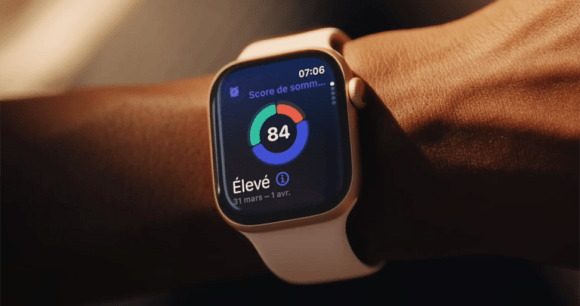 Le score de sommeil de l'Apple Watch Series 11 // Source : Apple