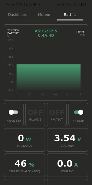 Syklo Z8 application batterie