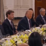 L’étrange dîner de Tim Cook, Mark Zuckerberg, Bill Gates et Sam Altman à la gloire de Donald Trump