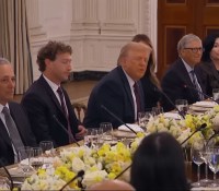 Trump hosts Mark Zuckerberg, Tim Cook and tech CEOs for White House dinner – YouTube – 0-0-00