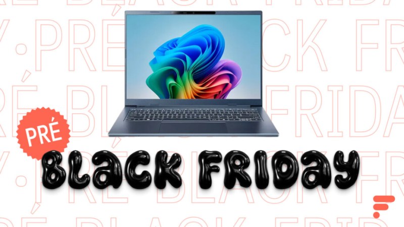 Ce laptop Acer avec écran OLED boosté par une puce Snapdragon perd 200 € pour l’avant Black Friday
