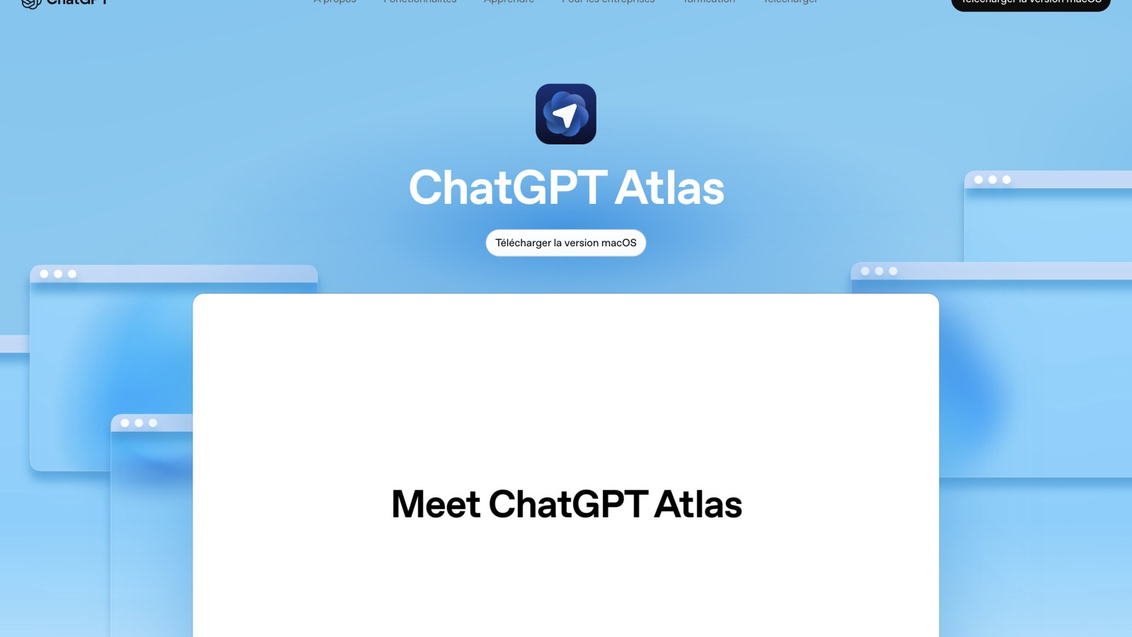OpenAI lance ChatGPT Atlas, son navigateur web dopÃ© Ã  lâ€™IA et Google Chrome devrait...