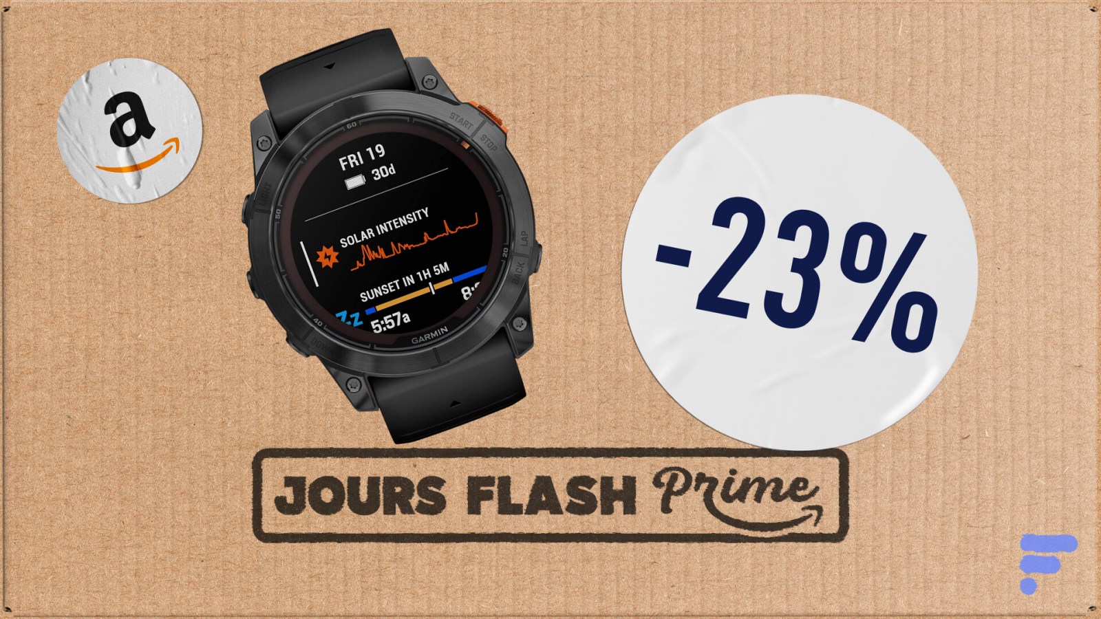 La Garmin fÄ“nix 7X Pro Solar avec 37 jours dâ€™autonomie sâ€™allÃ¨ge de 190 â‚¬...