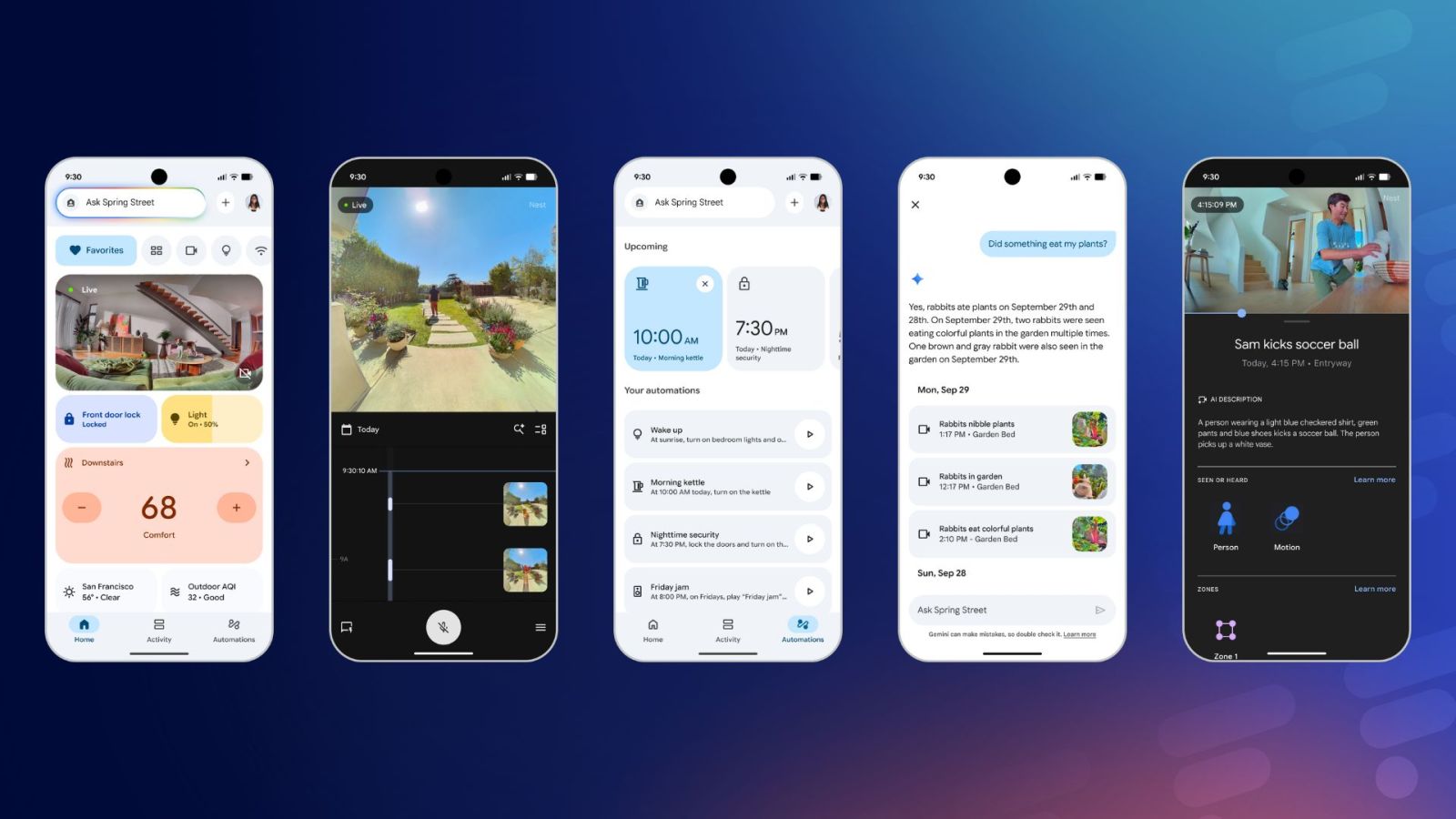 Voici lâ€™application Google Home,  complÃ¨tement repensÃ©e, et avec Gemini embarquÃ©