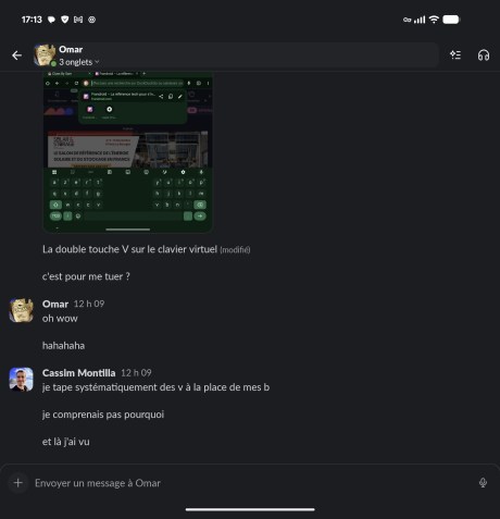 Google Pixel 10 Fold capture slack et X 1