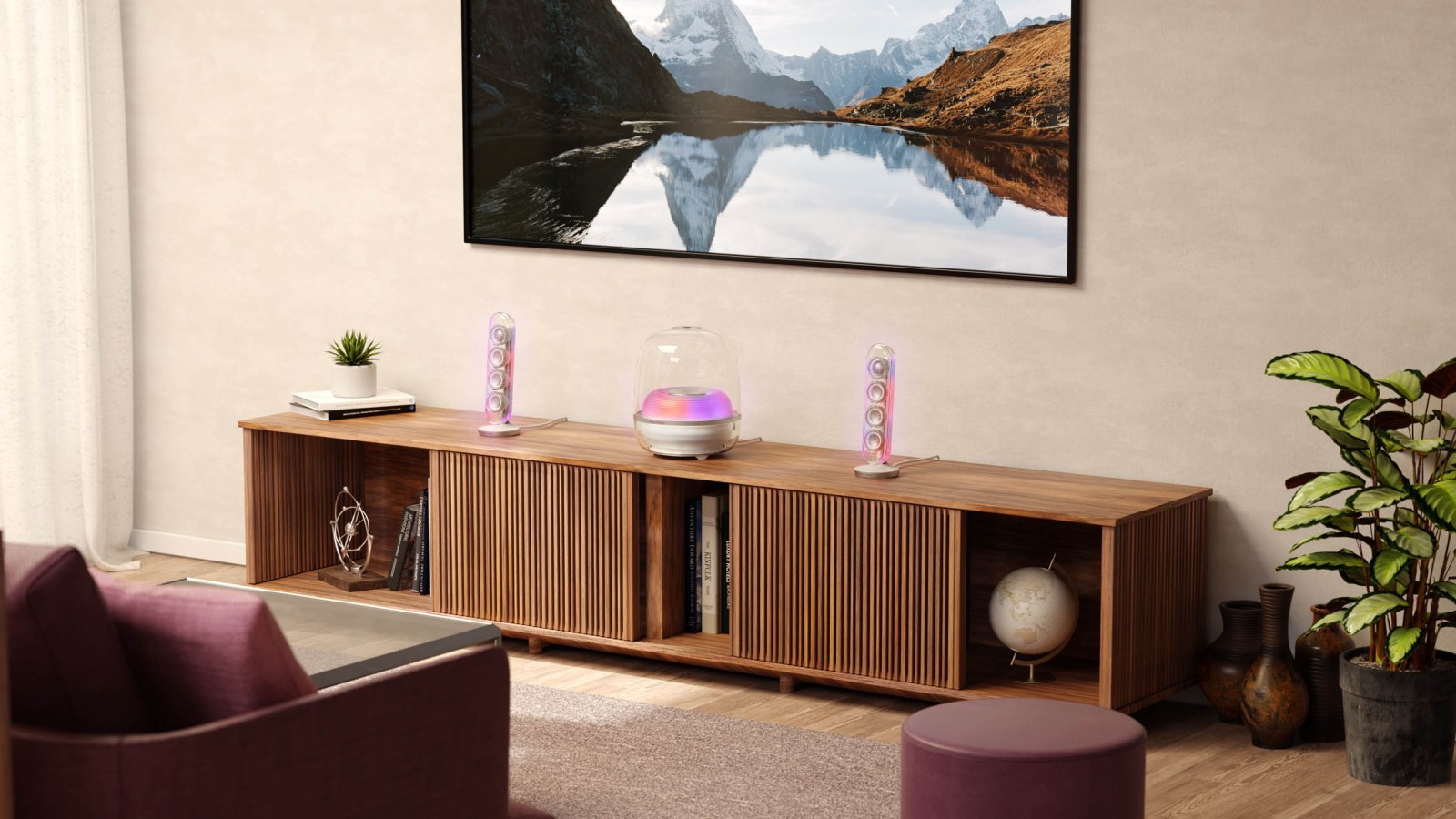 Harman Kardon renouvelle ses icÃ´nes : Soundsticks 5 et Aura Studio 5, le design au service de...