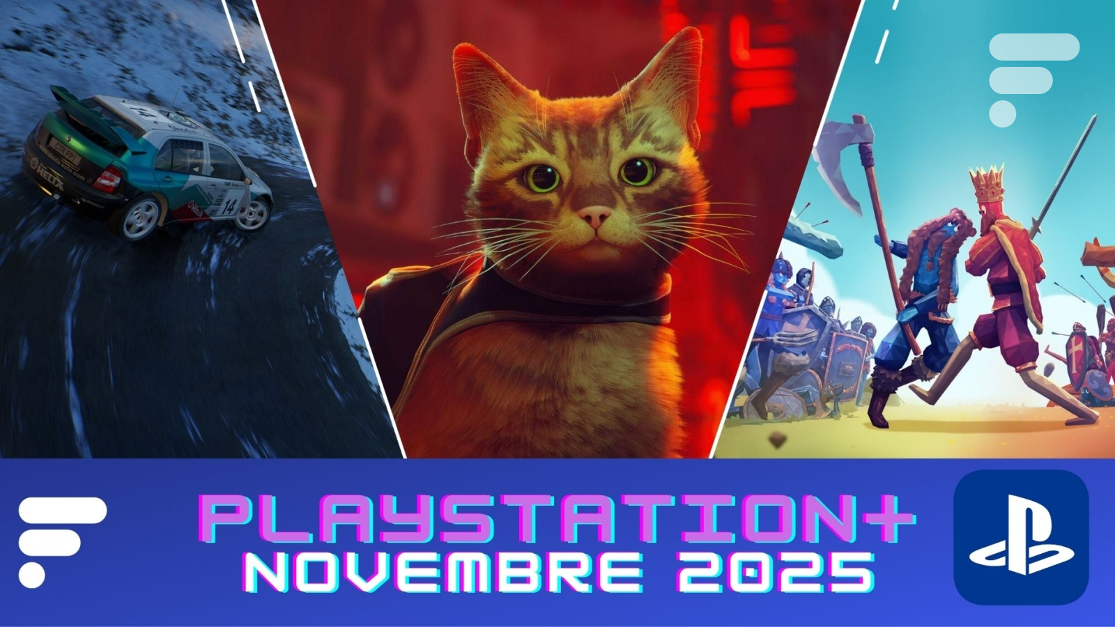 PS Plus en novembre 2025 : Voici les trois jeux offerts du mois et… Un PÔTICHAAAAT !!!