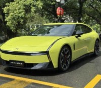 La Xpeng P7 Next à Canton, le 25 septembre 2025