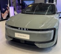 La E5 Sportback en concession AUDI à Shenzhen le 11 Octobre 2025.