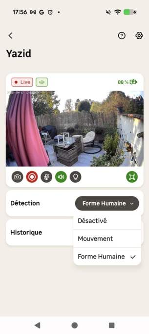 Lexman Caméra solaire de vidéosurveillance sans fil intext capture (12)