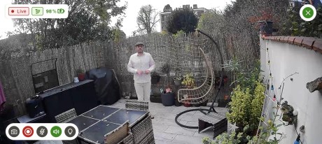 Lexman Caméra solaire de vidéosurveillance sans fil intext capture video de jour (2)