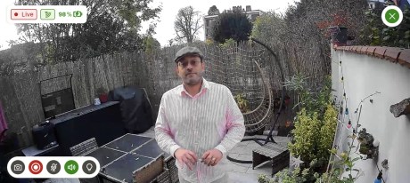 Lexman Caméra solaire de vidéosurveillance sans fil intext capture video de jour (4)