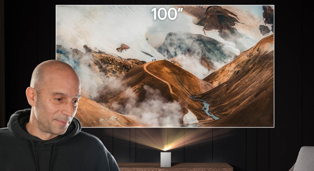 LG CineBeam S // Source : Sylvain Pichot - Frandroid LG CineBeam S // Source : Sylvain Pichot - Frandroid