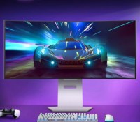 L'écran PC gaming LG Ultragear™ 34GS95QE-W.AEU // Source : LG L'écran PC gaming LG Ultragear™ 34GS95QE-W.AEU // Source : LG