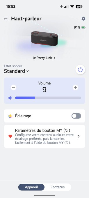 LG xboom Bounce // Source : Sylvain Pichot - Frandroid