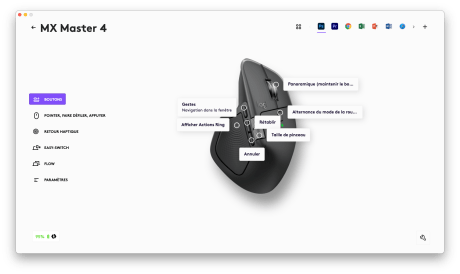 Logitech MX Master 4 configuration