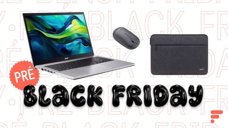 Ce pack laptop Acer 15″ sous Ryzen 5 avec accessoires chute sous les 500 € pendant le pré-Black Friday