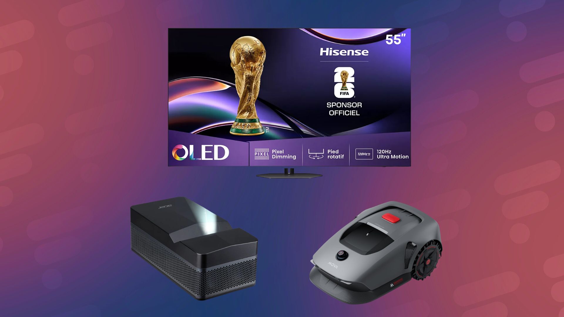 TV OLED à prix choc, robot tondeuse à moitié prix et forfait 5G avec accès TV… voici les meilleurs bons plans de la semaine