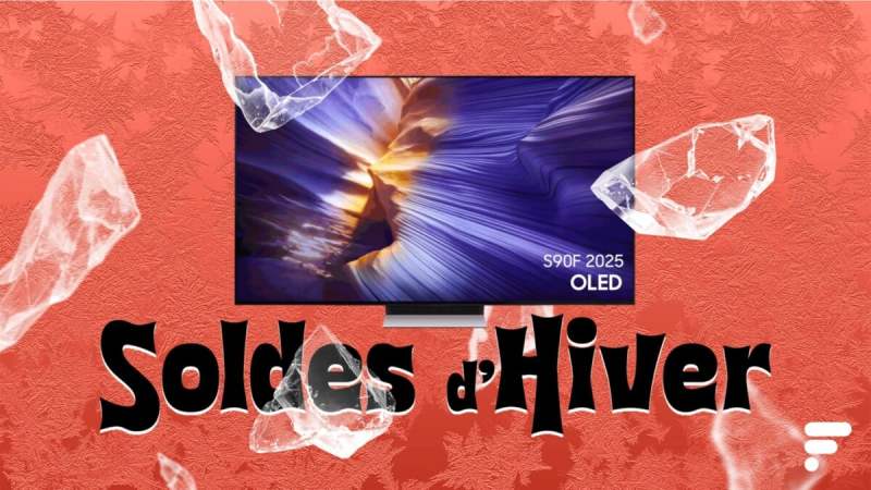 Samsung 65S90F&nbsp;: ce grand TV QD-OLED (144 Hz) perd plus de 1 000&nbsp;€ son prix lors des soldes d&rsquo;hiver