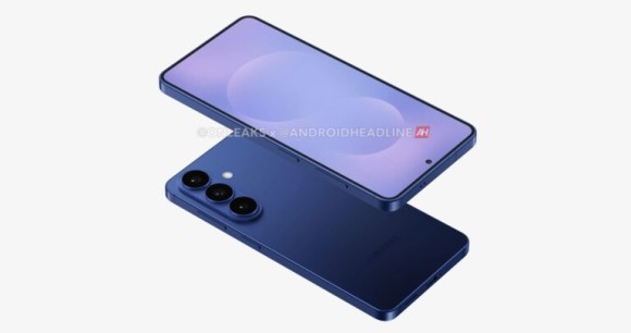 Rendu 3D du Samsung Galaxy S26 // Source : OnLeaks et Android Authority Rendu 3D du Samsung Galaxy S26 // Source : OnLeaks et Android Authority