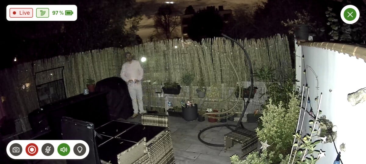 5 m en mode nuit couleur