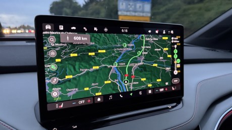 Planificateur d'itinéraire Skoda Elroq // Source : Paul-Émile CASSORET pour Frandroid