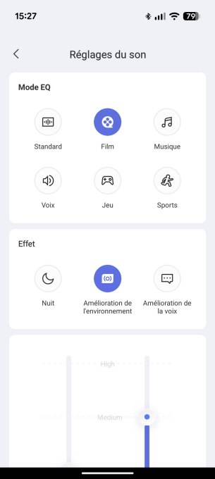 Application TCL Home pour la barre de son TCL Q65H // Source : Sylvain Pichot - Frandroid