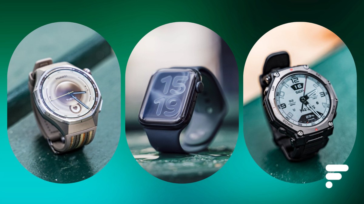 Top 3 montres connectées octobre 2025