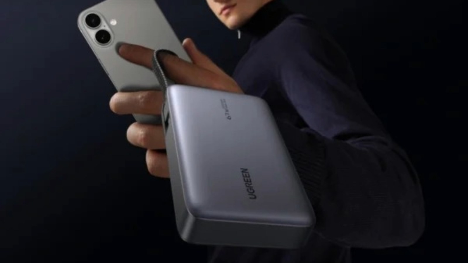 Cette batterie externe Ugreen de 20 000 mAh Ã  -40 % combine puissance, triple port et charge...