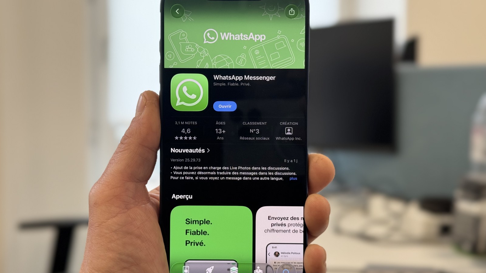 WhatsApp : ce bug sur iPhone gÃ¢che la derniÃ¨re mise Ã  jour, lâ€™avez-vous remarquÃ©...