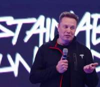 2025 Annual Shareholder Meeting _ Tesla 1-8-45 screenshot